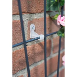 Nature Bevestigingsset - Klim-En Geleide Artikel - 0.5x0.5x3.2 cm Zwart 6 stuks Assorti