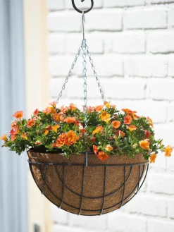 Nature Hanging Basket - Ophangen En Haken - Ø35.5x17.5 cm Groen