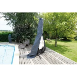 Nature Hoes Voor Parasol - Tuinmeubelen - Grijs 302xø25-70 Cm