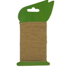 Nature Jute Bindtouw Groen Met Ijzeren Kern 5 m - Klim-En Geleide Artikel