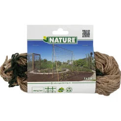 Nature Klim- Groei- En Geleidenet Jute - Klim-En Geleide Artikel - 1x3 m Bruin