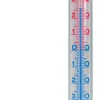 Nature Kozijnthermometer - Thermometer - Ø2.5x20 cm Metallic