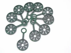 Nature Kunststof Ring Wigwamconstructie - Klim-En Geleide Artikel - 11 mm Groen 10 stuks