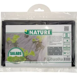 Nature Kweekfolie Sla - Groeifolie Gronddoek - 5x0.95 m Zwart Anti-Uv