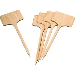 Nature Plaat Etiketten Bamboe - Kweekbenodigdheden - 5 stuks