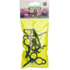 Nature Plantenclip - Klim-En Geleide Artikel - Ø18 mm Groen 5 stuks Ø 18mm