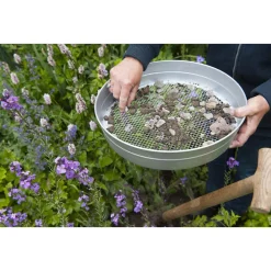 Nature Tuinzeef Mazen 6mm - Klim-En Geleide Artikel - Ø37 cm Zilver