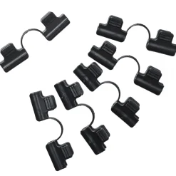 Nature Tunnelfolie - Tunnelkassen - 2.5x3.2x10.7 cm Zwart 6 stuks