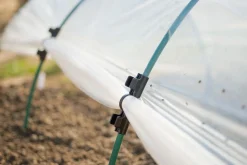 Nature Tunnelfolie - Tunnelkassen - 2.5x3.2x10.7 cm Zwart 6 stuks