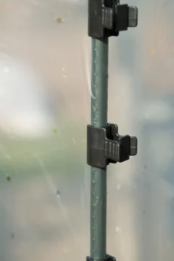 Nature Tunnelfolie Bevestigingsclip - Tunnelkassen - 2.5x4x4 cm Zwart 4 stuks