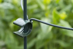 Nature Verstelbare Kunststof Clip - Klim-En Geleide Artikel - 3.5x2.4x4.9 cm Groen 4 stuks