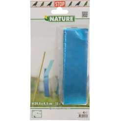 Nature Vogelschrikstrips - Kweekbenodigdheden - 0.1x4.5x29.5 cm Blauw 15 stuks