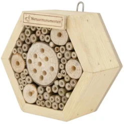 Natuurmonumenten Insectenhuis Zeshoek - Nestkast - 16x8x16 cm Small