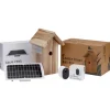 Nestera Nestkast Wifi Camera Met Zonnepaneel - Broeden - 22x19x34 cm Donker Hout