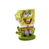 Nickelodeon Decor Spongebob - Aquarium - Ornament - 5x4.5x3.2 cm Geel