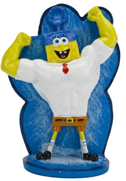 Nickelodeon Decor Spongebob Superhero - Aquarium - Ornament - 6.6x3.17x8.89 cm Multi-Color