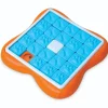 Nina Ottosson Challenge Slider Snack Puzzel - Hondenspeelgoed - 38x38x5 cm Oranje Blauw Level 3