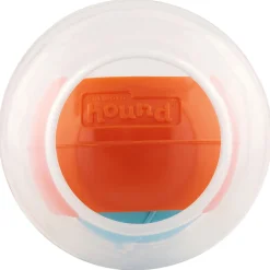 Nina Ottosson Dog Rumble Puzzle - Hondenspeelgoed - Ø13 cm Oranje Blauw Transparant Level 1