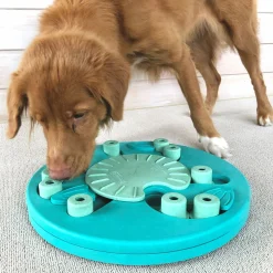 Nina Ottosson Dog Worker Snack Puzzel - Hondenspeelgoed - Ø34.5 cm Groen Level 3