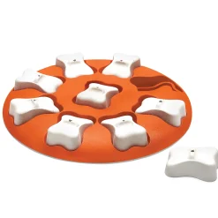 Nina Ottosson Outward Hound Dog Smart Snack Puzzel - Hondenspeelgoed - Ø27.94x4 cm Oranje Level 1