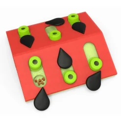 Nina Ottosson Puzzle & Play Melon Madness - Kattenspeelgoed - 25x22 cm Roze Groen Level 2