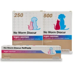 No Worm Diacur Petpaste Hond En Kat - Anti wormenmiddel - 4.8 g
