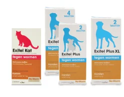 No Worm Exitel Plus Hond Vanaf 0.5 Kg - Anti wormenmiddel