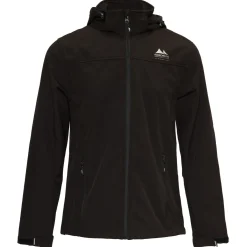 Nord Berg Heren Softshelljas Eldgrim Zwart - Vrijetijdskleding