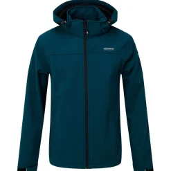 Nord Berg Softshell Kjeld Heren Lagoon Melange - Vrijetijdskleding