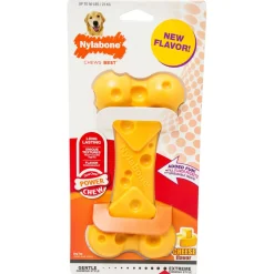 Nylabone Durachew Cheese Bone Geel - Hondenspeelgoed