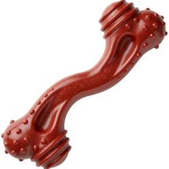 Nylabone Durachew Curve Bone - Hondenspeelgoed - Bizon 25x8x6 cm Bruin per stuk Voor Honden > 23kg Xxl