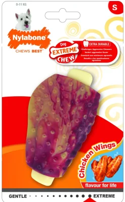 Nylabone Extreme Chew Kipvleugel - Hondenspeelgoed - Kip 19x11.5x2.5 cm 116 g Small
