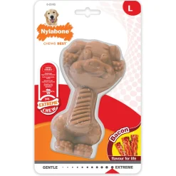 Nylabone Extreme Chew Pig Bacon - Hondenspeelgoed