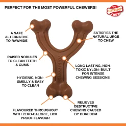 Nylabone Extreme Chew Wishbone Bizon Bizon - Hondenspeelgoed