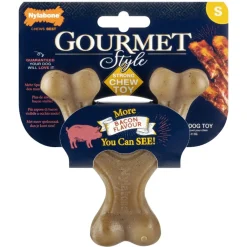 Nylabone Gourmet Wishbone Bacon - Hondenspeelgoed