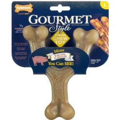 Nylabone Gourmet Wishbone Bacon - Hondenspeelgoed