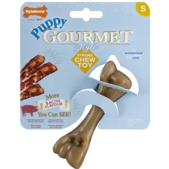 Nylabone Puppy Gourmet Femur - Hondenspeelgoed - Bacon Small