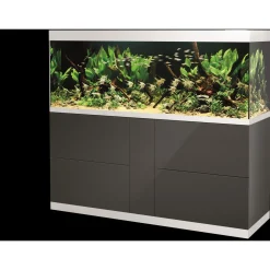 Oase Highline Optiwhite 600 Antraciet Set - Aquaria - 160x60x137 cm Antraciet Zilver 600