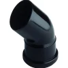 Oase Verbindingsboog Zwart Dn110/45° - Vijveraccessoires - Zwart 45°
