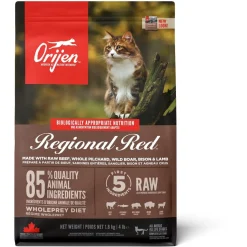 Orijen Whole Prey Regional Red Cat Rund&Zwijn - Kattenvoer
