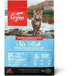 Orijen Whole Prey Six Fish Cat Sardines&Heek - Kattenvoer