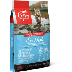 Orijen Whole Prey Six Fish Cat Sardines&Heek - Kattenvoer