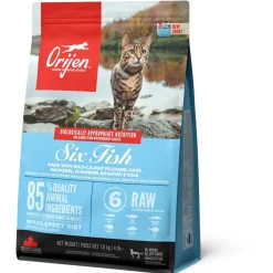 Orijen Whole Prey Six Fish Cat Sardines&Heek - Kattenvoer