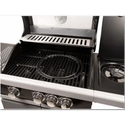 Patton Patio Pro Chef - Multi Grill 3+ Gasbarbecue - Barbecue - 54x123x113 cm 33 kg Grijs Zwart Geschikt Voor 6-8 Personen