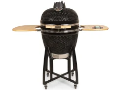 Patton Premium Kamado 21 Black - Grill - Barbecue - Ø 47 cm Zwart Zilver