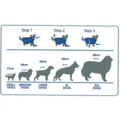 Pawise Badjas Blauw - Hondenverzorging