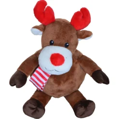 Pawise Speeltje Kerst Rendier - Hondenspeelgoed - 25x10 cm Bruin Kerst