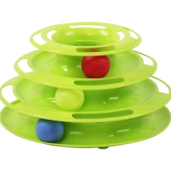 Pawise Track Tower - Kattenspeelgoed - 25x25x12 cm Groen