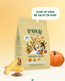 Pawr Plantaardig Golden Glow - Hondenvoer - Pompoen Mais Wortel 750 g Glutenvrij - Sojavrij