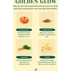 Pawr Plantaardig Golden Glow - Hondenvoer - Pompoen Mais Wortel 750 g Glutenvrij - Sojavrij